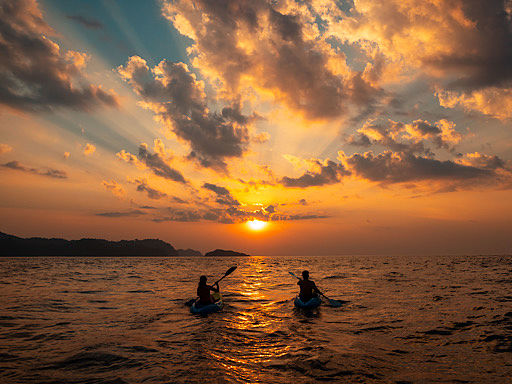 Kayak al Atardecer