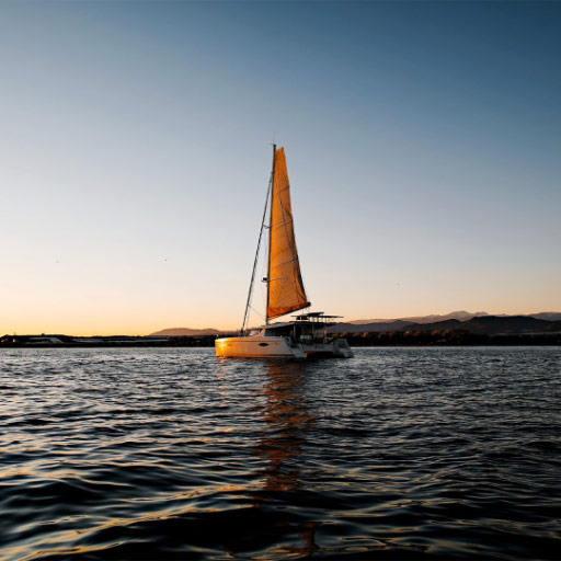 Ibiza sunsent catamaran