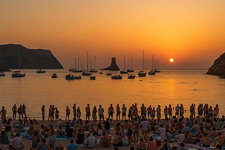 Tambores de Benirrás en Ibiza